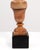 1950s Mid Century French Hand Carved Rose Alabaster Lamp For Sale - Image 9 of 11