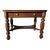 Antique Tiger Oak Library Table / Desk – Bailey, Jones & Co., Jamestown, n.y. For Sale