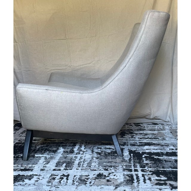 2010s Authentic Precedent "Jasper" High-Back Accent Chair For Sale - Image 5 of 5