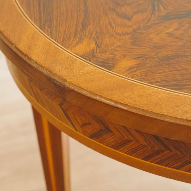 Oval Dining Table with Inlays For Sale - Image 10 of 14