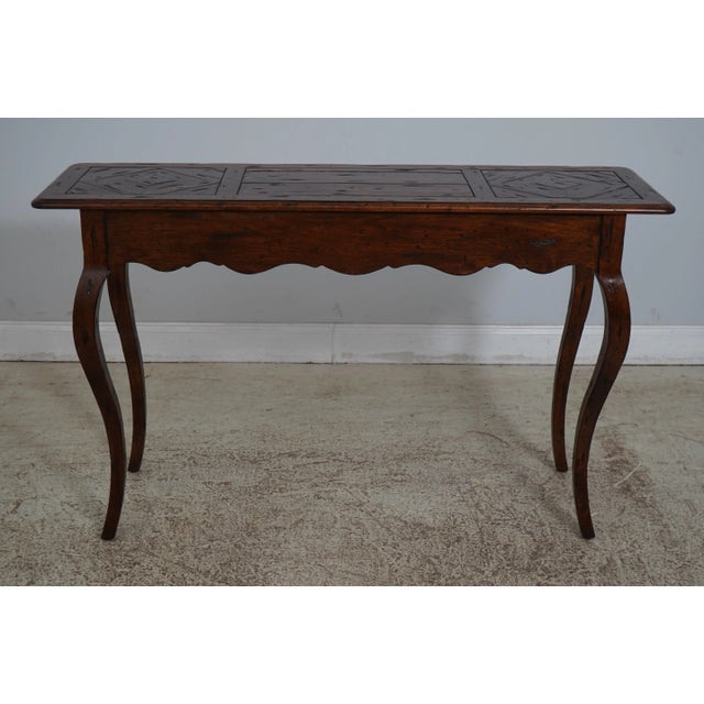 Hekman Distressed Finish Console Sofa Table W. Drawer For Sale - Image 11 of 12