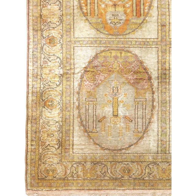 Rustic Galerie Shabab Collection Mid-20th Century Turkish Sivas Rug For Sale - Image 3 of 10