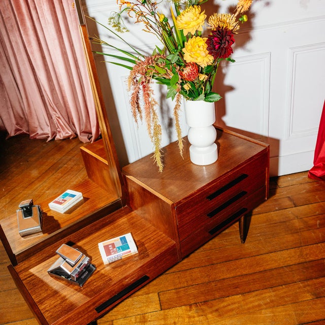 Mid-Century Teak Dressing Table, 1960 For Sale - Image 9 of 10