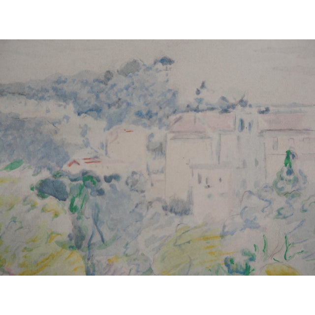 After Berthe Morisot, Nice, the Château de Cimiez, 1946, Lithograph For Sale - Image 6 of 7