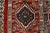 Red Yalameh Rug 3'5'' X 4'11'' Red Wool Vintage Tribal Hand-Knotted Oriental Carpet For Sale - Image 8 of 12