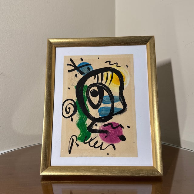 An original abstract expressionist painting by listed Berlin Neo-Expressionist artist Peter Robert Keil (b. 1942)....