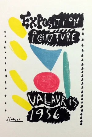 Picasso Lithograph 81 Valauris 1956 Art in Posters