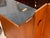 Mid Century Modern Teak Folding Bar With Red Interior For Sale - Image 14 of 14