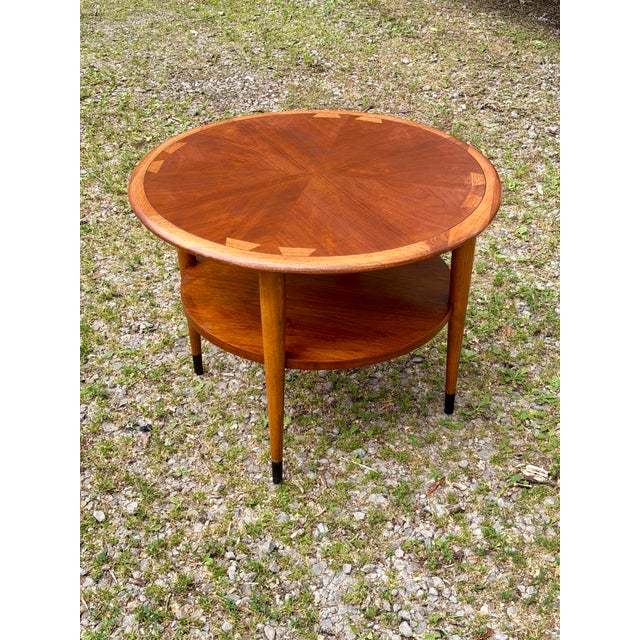 1950s Lane Acclaim Round Side Table For Sale - Image 11 of 12