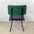 Mid-Century Modern Mid-Century Modern Slipper Chair, Black Tubular Steel Frame, Forest Green Tweed For Sale - Image 3 of 12