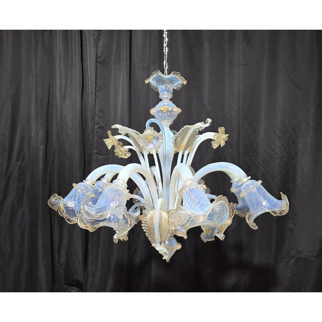 Vintage Murano Chandelier, 1980s For Sale - Image 10 of 10