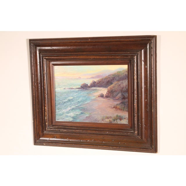 Impressionist Painting of Camel Point Laguna Beach by Adele C. Pheleps (1866-1945) For Sale - Image 3 of 11