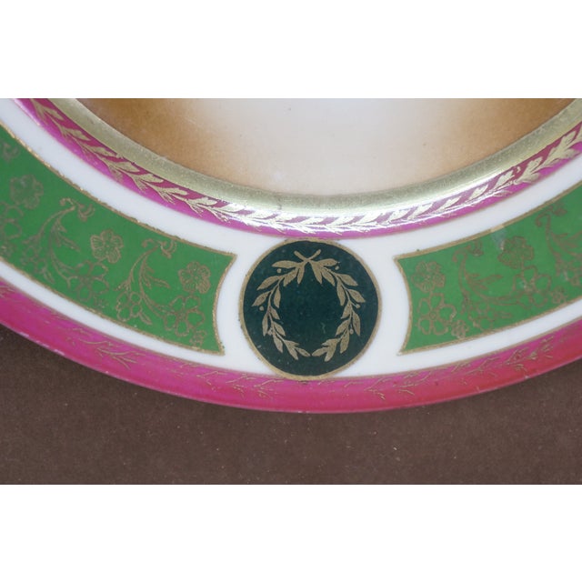 Antique Royal Vienna Mz Austria Constance Portrait Shadow Box Plate For Sale - Image 9 of 10