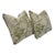 Eastern Accents Green, Blue, and White, Floral Botanical Pillow For Sale