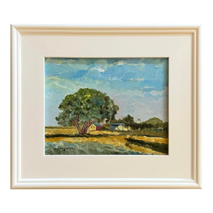 Oil Painting of a Landscape in Provincetown by Satori Gregorakis