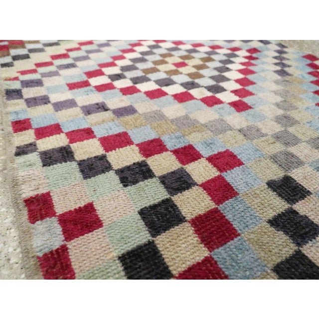 Mid 20th Century Galerie Shabab Collection Mid-20th Century Turkish Anatolian Small Runner For Sale - Image 5 of 10