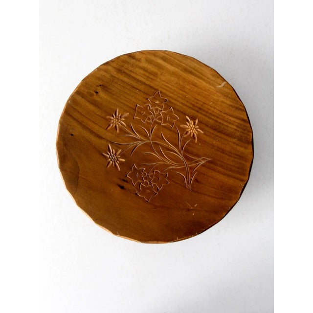 Mid 20th Century Vintage Wooden Cake Stand For Sale - Image 5 of 9