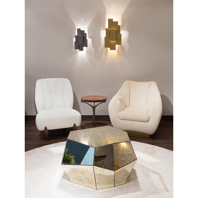 Not Yet Made - Made To Order Alentejo Side Table in Walnut Veneer from Insidherland For Sale - Image 5 of 6