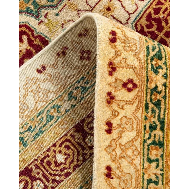 Mogul, One-of-a-Kind Hand-Knotted Area Rug in Ivory, 6' 1" x 9' 4" For Sale In New York - Image 6 of 8