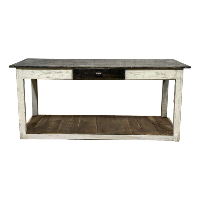 Drapers Table in Fir and Chestnut, 1930s For Sale