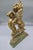 Victorian Large Antique Brass Rampant Lion Andiron Finial, Heraldic Fireplace Ornament For Sale - Image 3 of 6