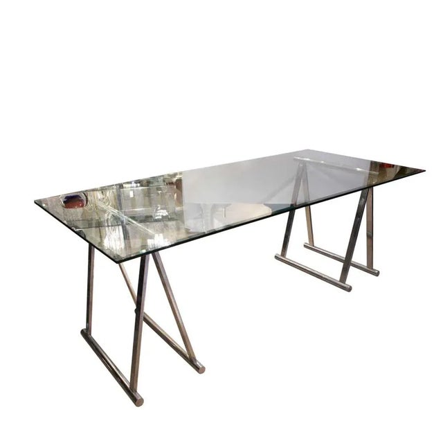 Mid-Century Modern Testle Table or Desk, 1970s For Sale - Image 3 of 6