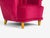 Swedish Cabinetmaker, Lounge Chairs, Red Velvet, Lacquered Wood, Sweden, 1940s For Sale - Image 13 of 13