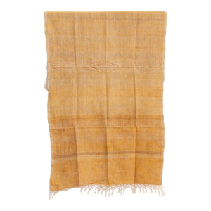 Organic Peace Silk Throw, Yellow Sunshine