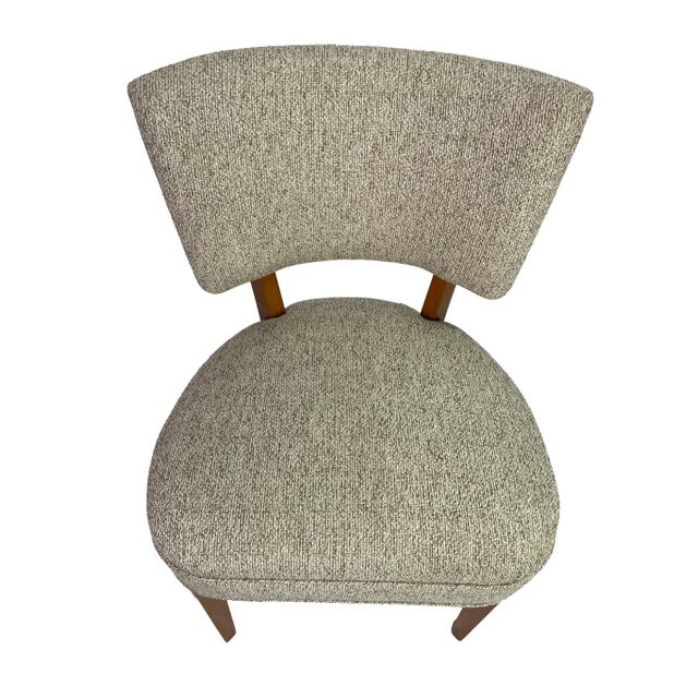 Large Circa 1950s Mid-Century Modern Dining Chair Set — 12 Restored Chairs Including 2 Captain’s Chairs For Sale - Image 13 of 17