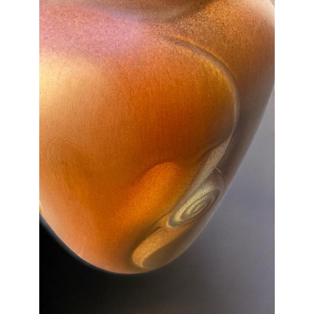 Ceramic Large Vintage Bay Model 720-45 Floor Vase in Brown Ceramic with Relief Pattern, West Germany, 1960s For Sale - Image 7 of 9