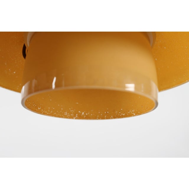 Textile Danish Art Deco Pendant Light with Yellow Glass Shades by Poul Henningsen for Louis Poulsen, 1930s For Sale - Image 7 of 14