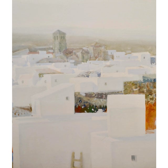 African Manuel Tosar Granados -Spanish Pueblo in Andalusia-Oil Painting For Sale - Image 3 of 10