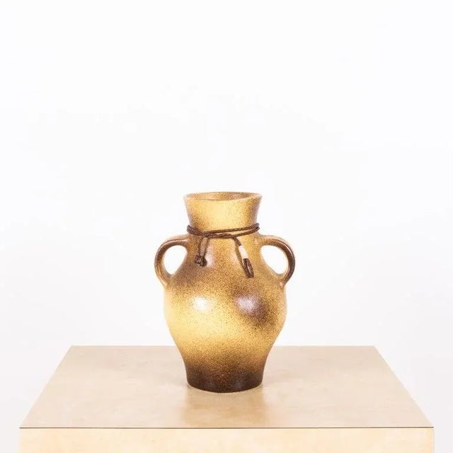 Robert and Jean Cloutier French 60's Glazed Ceramic Vase by Max Idlas For Sale - Image 4 of 8