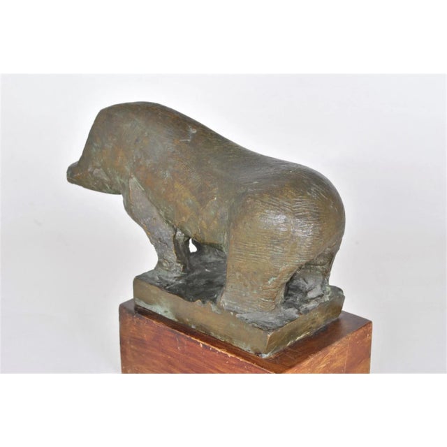 Mid-Century Modern Headless Animal Sculpture, 1950s, Bronze For Sale - Image 3 of 15