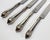 Vintage Vergeze by Source Perrier Collection Silver Plated Knives, Set of 4 For Sale - Image 4 of 6