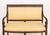 French Louis Philippe Style Upholstered Mahogany Settee For Sale - Image 3 of 7