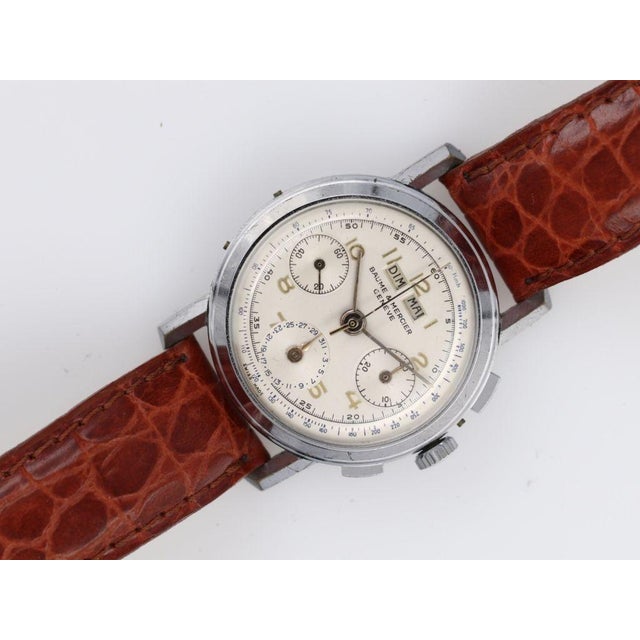 Dato-Compax Watch from Baume & Mercier, 1950s For Sale - Image 6 of 18