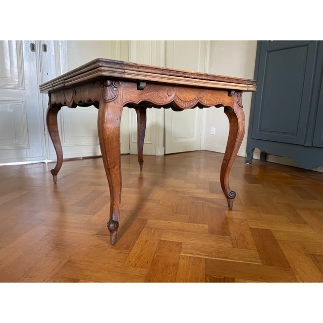 French Louis XV Style Extendable Dining Table, 1900 For Sale - Image 10 of 18