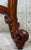 1900s French Regency Carved Walnut Console Table With White Marble Top For Sale - Image 12 of 13