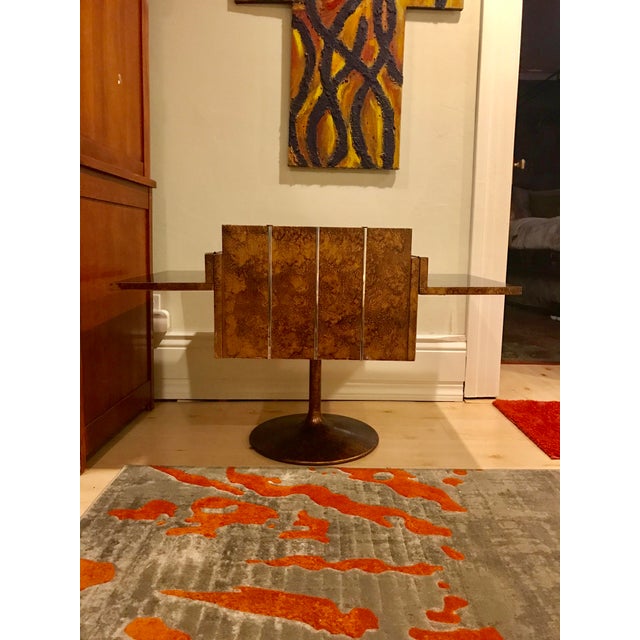 Lane Modern Lacquered Folding Cube Cabinet Bar For Sale In Palm Springs - Image 6 of 11