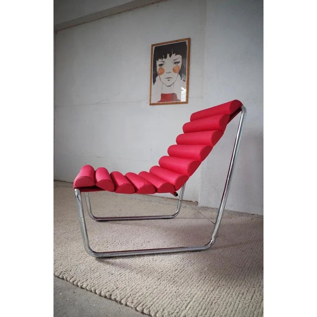 The French designer Michel Boyer is very more beautiful and less common and dates from the 1970s. The seat is made of hard...