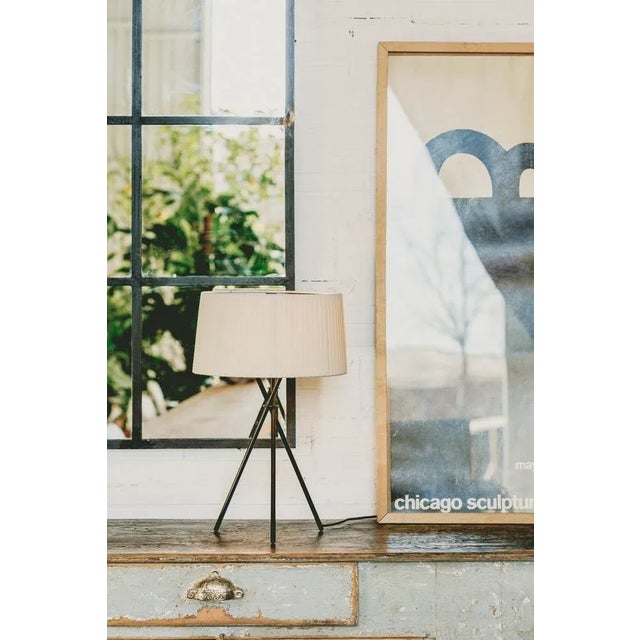 Gold Mustard Trípode G6 Table Lamp by Santa & Cole For Sale - Image 8 of 13
