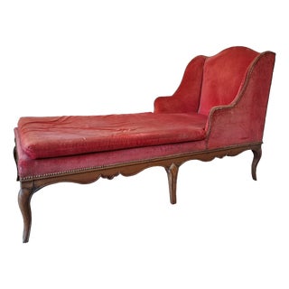 Antique French Oak Day Bed, 1860 For Sale