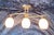 Silver Vintage Ceiling Lamp with Silver-Colored Metal Frame and 3 White Glass Shades from Trio-Leuchten, 2000s For Sale - Image 8 of 8