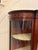 Antique Edwardian Mahogany Inlaid Bow-Ended Display Cabinet, 1900 For Sale - Image 9 of 15