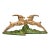 Hubley Cast Iron Leaping Gazelle Bookends For Sale