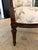 Wood Vintage Louis XVI French Neoclassical Arm Chairs Newly Upholstered in Bowood Union For Sale - Image 7 of 9