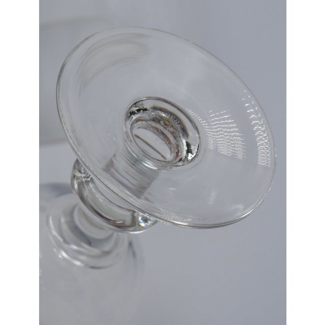 Art Deco La Rochere Verre Amitie Mouth Blown Wine Stem Glass Set For Sale - Image 3 of 9