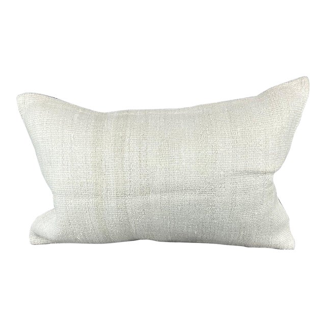 16 x 24 Hemp Pillow Turkish Cushion Natural White Pillow Cushion Cover For Sale