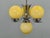 Art Deco Chrome and Opaline Glass Chandelier, Czechoslovakia, 1930s For Sale - Image 3 of 14